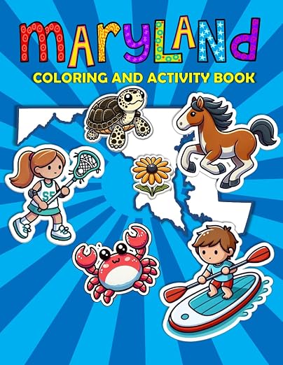 Cover of Maryland Coloring and Activity Book